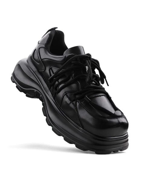 厚底 レザースニーカー WO24S2SH03【WB ORIGINALS】 WESTBOY スニーカー 厚底 レザースニーカー WO24S2SH03「WB