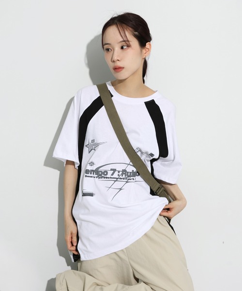 FOLLOWIN tシャツ 「UNISEX」スポーティー ベーシックオーバー
