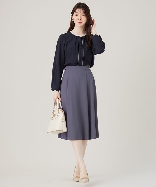 any SiS ブラウス シャツ 「洗える」フロントタック レディース