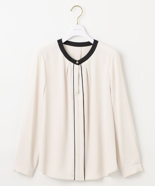 any SiS ブラウス シャツ 「洗える」フロントタック レディース