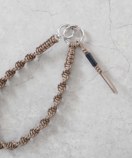 SENTI（センティ） ウォレットチェーン SPIRAL BRAIDING LEATHER