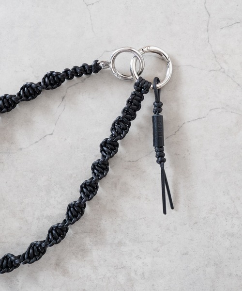 SENTI（センティ） ウォレットチェーン SPIRAL BRAIDING LEATHER
