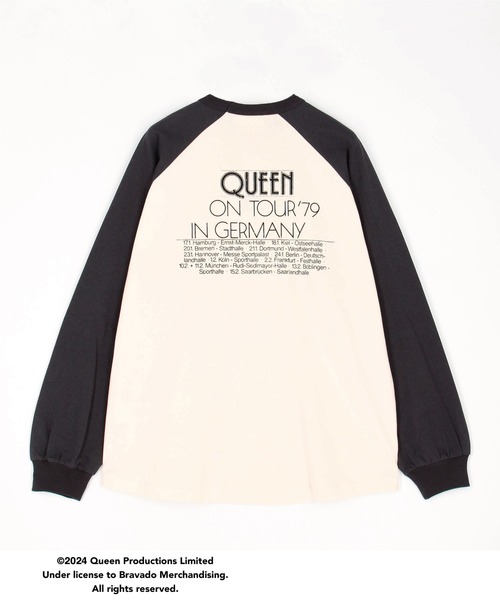 tシャツ Queenクイーン フォトツアー ラグランTEE レディース tシャツ Queenクイーン フォトツアー ラグランTEE レディース