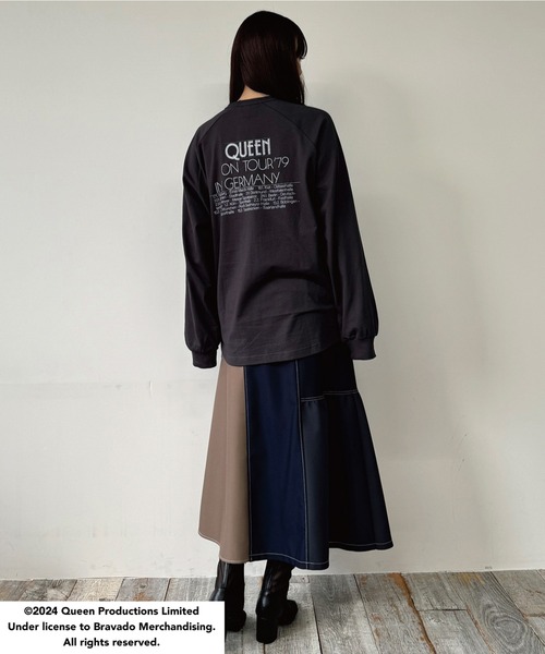 tシャツ Queenクイーン フォトツアー ラグランTEE レディース tシャツ Queenクイーン フォトツアー ラグランTEE レディース