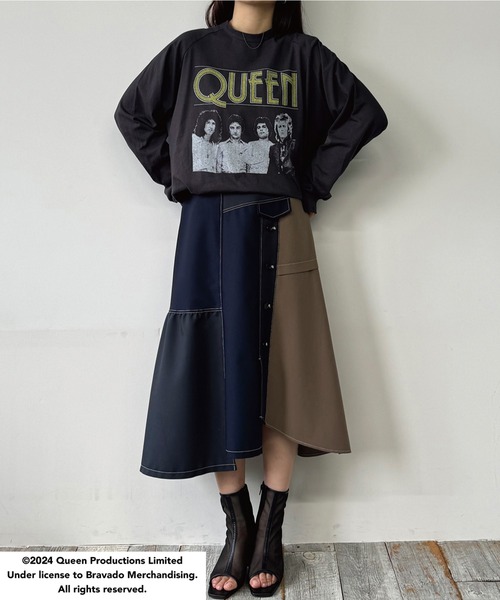 tシャツ Queenクイーン フォトツアー ラグランTEE レディース tシャツ Queenクイーン フォトツアー ラグランTEE レディース