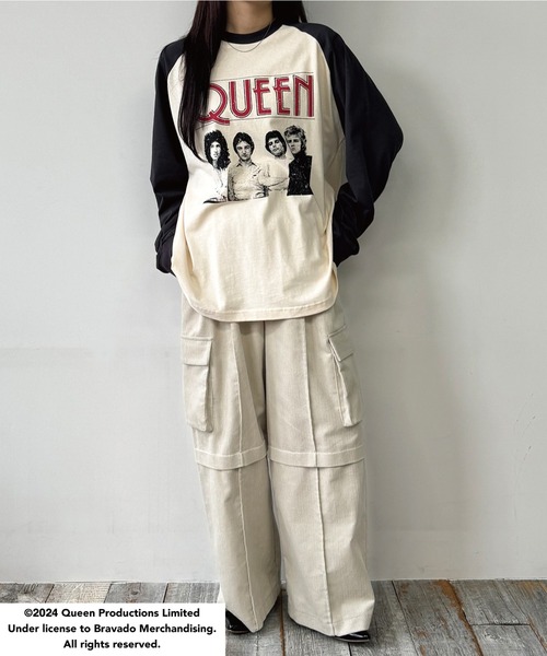 Queen クイーン フォトツアーラグランT tシャツ Queenクイーン フォトツアー ラグランTEE レディース