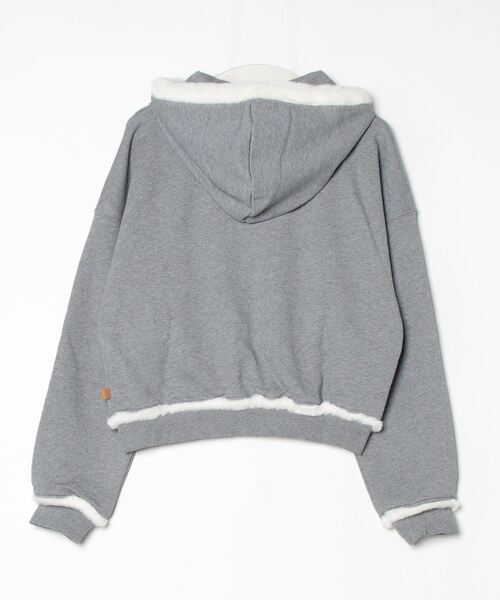 パーカー KIRSH WITTY BUNNY GRAPHIC FUR HOODIE キルシー ウィティーバニー グラフィック ファー フーディー レデ パーカー KIRSH WITTY BUNNY GRAPHIC FUR HOODIE キルシー ウィ