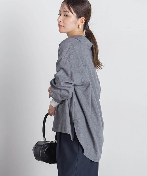 ビッキー VICKY スキッパーシャツ≪手洗い可能≫ （ホワイト） ビッキー VICKY スキッパーシャツ≪手洗い可能≫ （ホワイト
