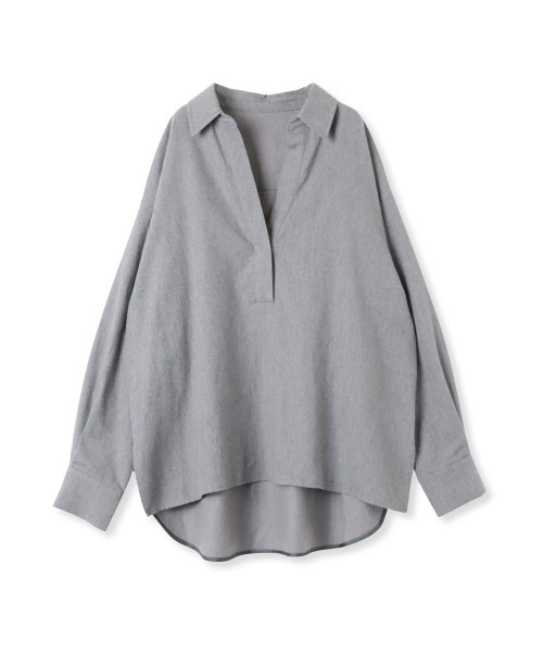 VICKY ブラウス シャツ スキッパーシャツ「手洗い可能