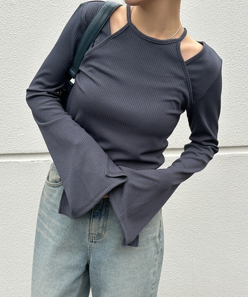 select MOCA（セレクトモカ） tシャツ アメスリレイヤードライクフレア
