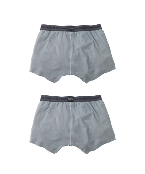 【Father&Sons】ボクサーパンツ ショート丈 2枚組 Father Sons 2 Pack Black and Charcoal Boxer Shorts (Shorter