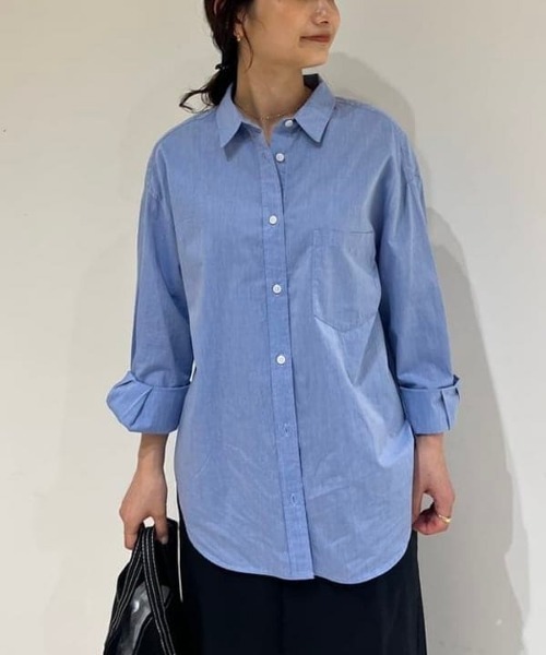 ブラウス シャツ バックギャザー シャツ レディース
