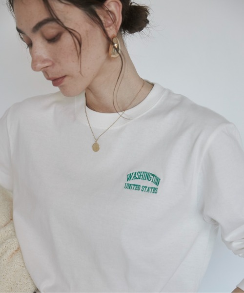 未使用T-Angie T-ANGIE｜ウィメンズ｜ロゴTシャツ ｜ブラック/ホワイト