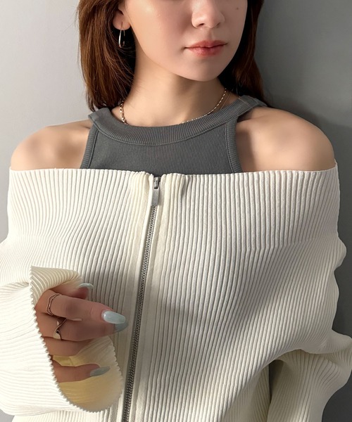 mily bilet タンクトップ ノースリーブ 「mily bilet」シンプル