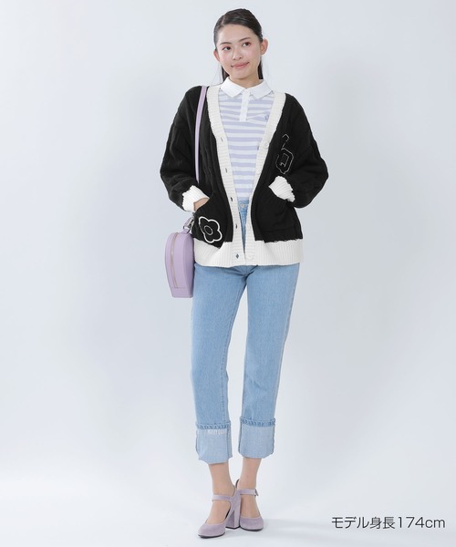 MARY QUANT カーディガン マリークワント mary quant MQロゴ