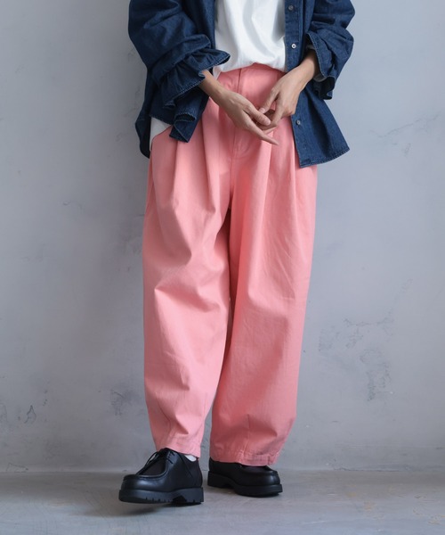 soulberry パンツ チューリップなワイドパンツ レディース