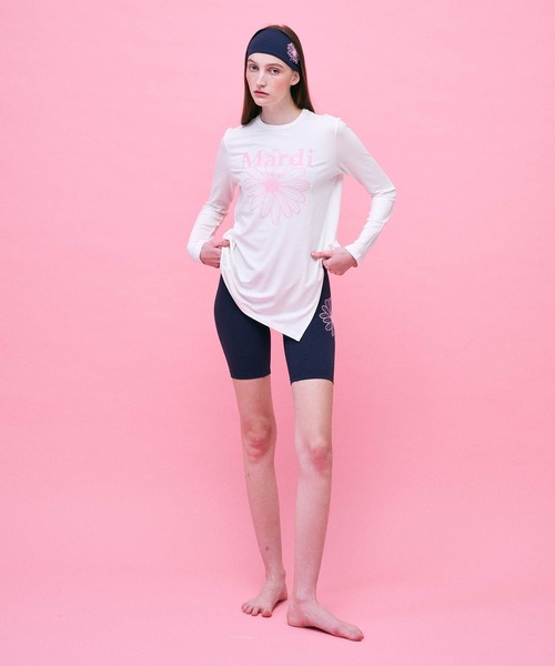 tシャツ AIRLIFT relax fit back slit top flowermardi レディース AIRLIFT side slit top flowermardi（Tシャツ/カットソー
