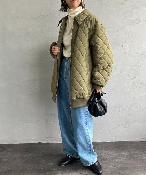 THE SHINZONE　FLARE L-2　34　カーキ　セージ　ブルゾン THE SHINZONE FLARE L-2 34 カーキ セージ ブルゾン