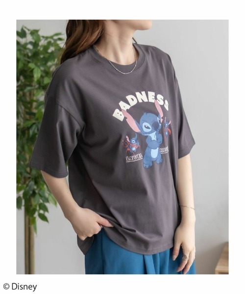 tシャツ 「Disney」Hello/プリントTシャツ レディース Disney tシャツ 「Disney/ディズニー」別注/Mickey