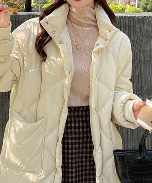メローハイネックジャガードインナートップス レディース SPIGA メローハイネックジャガードインナートップス レディース