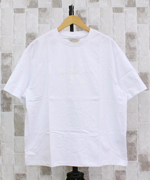   Jeans Hero Monogram Tシャツ 半袖 メンズ Calvin Klein tシャツ CK モノロゴ ヒーロー 16S 半袖Tシャツ SS