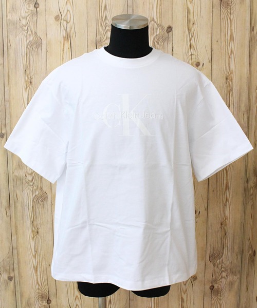 Jeans Hero Monogram Tシャツ 半袖 メンズ Calvin Klein tシャツ CK モノロゴ ヒーロー 16S 半袖Tシャツ SS