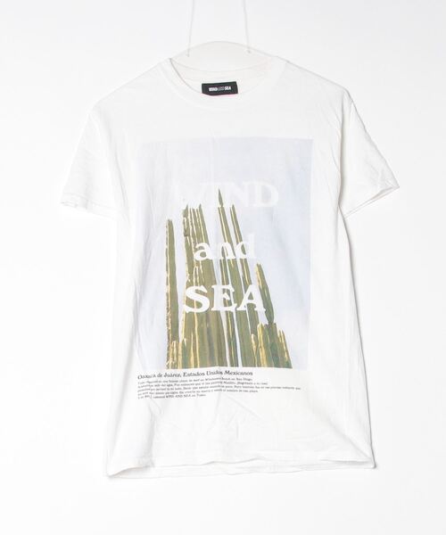 WIND AND SEA 「WIND SEA」 半袖Tシャツ S ホワイト メンズ