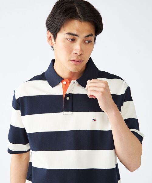 TOMMY HILFIGER（トミー・ヒルフィガー） ポロシャツ ブロッキング