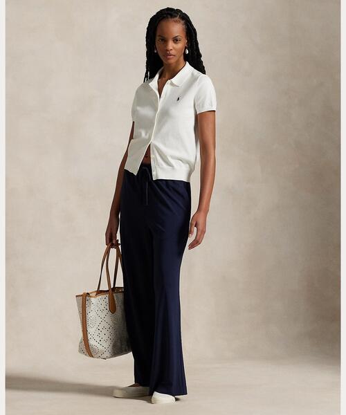 POLO RALPH LAUREN カーディガン ショートスリーブ ボタンド