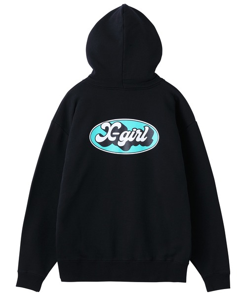 「 」 プルオーバーパーカー X-LARGE ブラック レディース ZIP FIVE 「ZIP FIVE」 プルオーバーパーカー X-LARGE ブラック