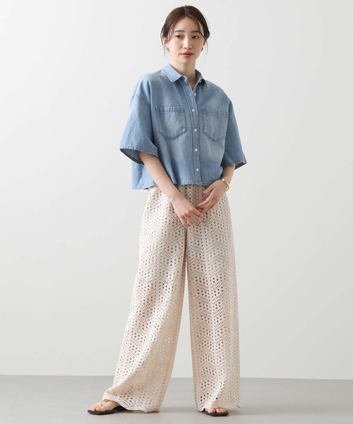ブラウス シャツ Healthy DENIM / Breezy Rosehip レディース Healthy denim ブラウス シャツ DENIM/Breezy Rosehip 半袖