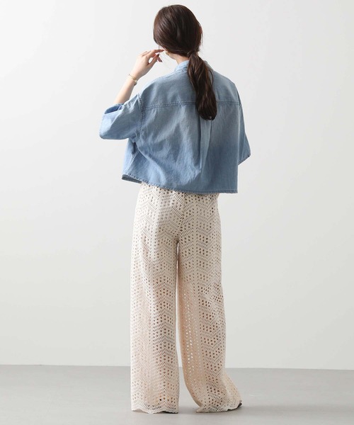 Healthy denim ブラウス シャツ Breezyデニムシャツ