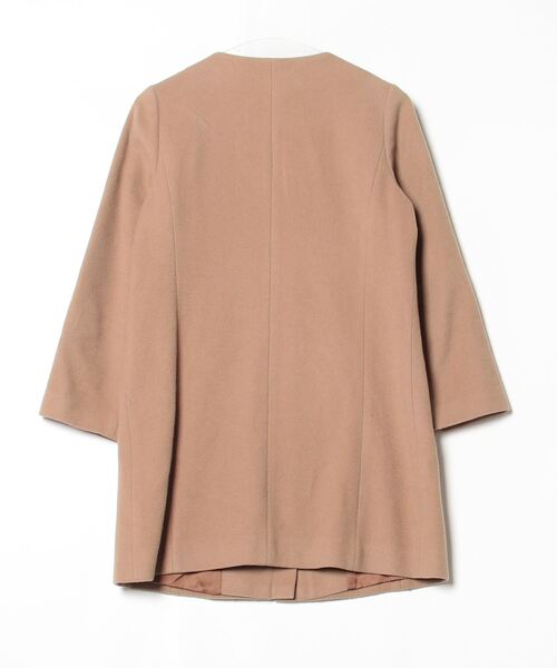 ANAYI　ロングコート　 36　アナイ　ノーカラーコート ANAYI（アナイ） ノーカラーコート 36 ブラウン レディース : ZOZOTOWN