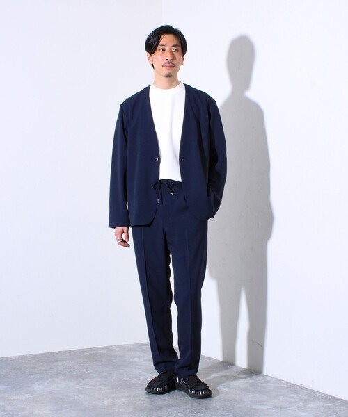 GLOSTER ジャケット ノーカラージャケット 「セットアップ可能