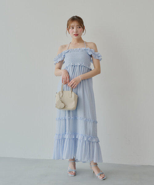 春夏 ビッグリボンサンダル ローヒール 5色 Chico サンダル 「5色展開」リボンデザインヒールサンダル