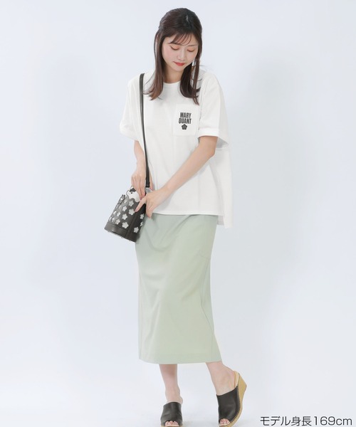 MARY QUANT tシャツ マリークワント mary quant ロールアップ