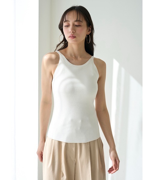 SNIDEL タンクトップ SNIDEL タンクトップ ノースリーブ カップ付きタンクトップ