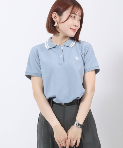 ポロシャツ ポロ 「U.S. POLO ASSN」ポロスウェット レディース U.S. POLO ASSN. ポロシャツ ポロ U.S.POLO （ユーエスポロアッ