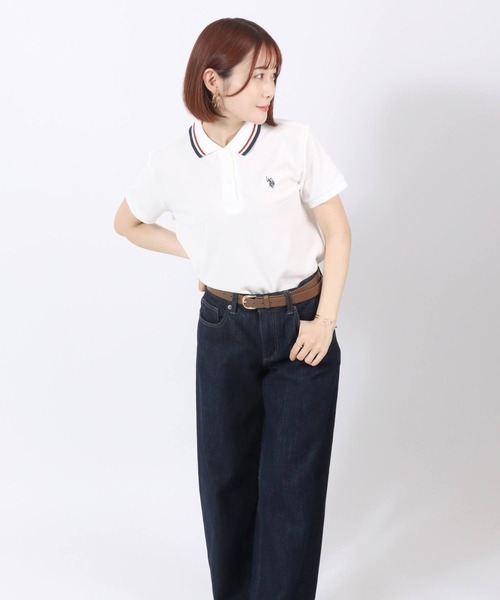 ポロシャツ ポロ 「U.S. POLO ASSN」ポロスウェット レディース U.S. POLO ASSN. ポロシャツ ポロ U.S.POLO （ユーエスポロアッ
