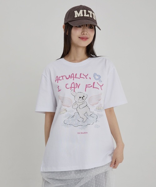 Tシャツ・カットソー Wai Kei MY HAPPY IS Long Sleeve T-Shirt White MUSINSA | WAI KEI MY HAPPY IS Long Sleeve T-Shirt White