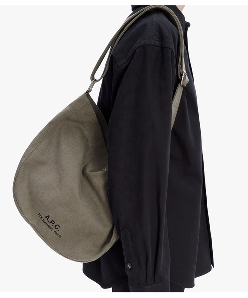 A.P.C. ショルダーバッグ BESACE JOURNAL /キャンバス素材