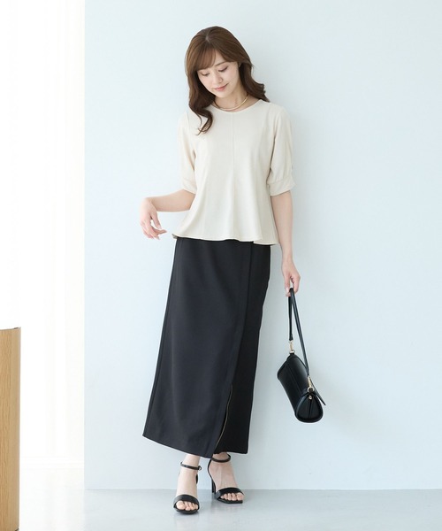 tシャツ ペプラムカットソー495659 レディース Andemiu tシャツ ペプラムカットソー495659 レディース