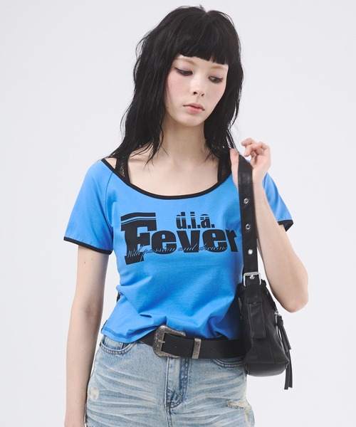 DAIYA（ダイヤ） tシャツ メッシュドッキングプリントTシャツ