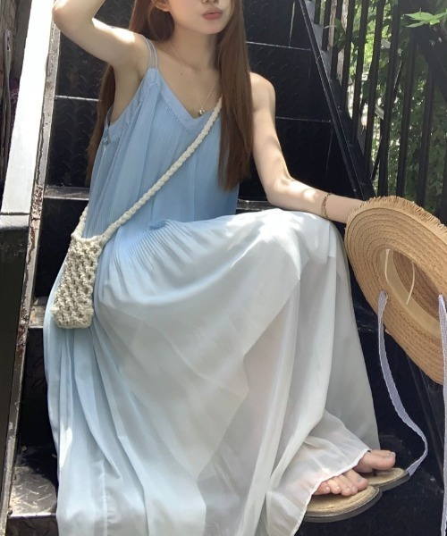 FAVORITO ワンピース グラデーションカラーキャミワンピース