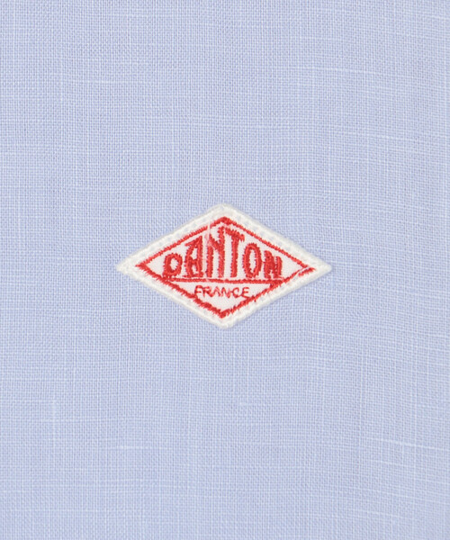 「DANTON」 長袖ブラウス 34 ブルー レディース Danton 「DANTON」 長袖ブラウス 34 サックスブルー レディース