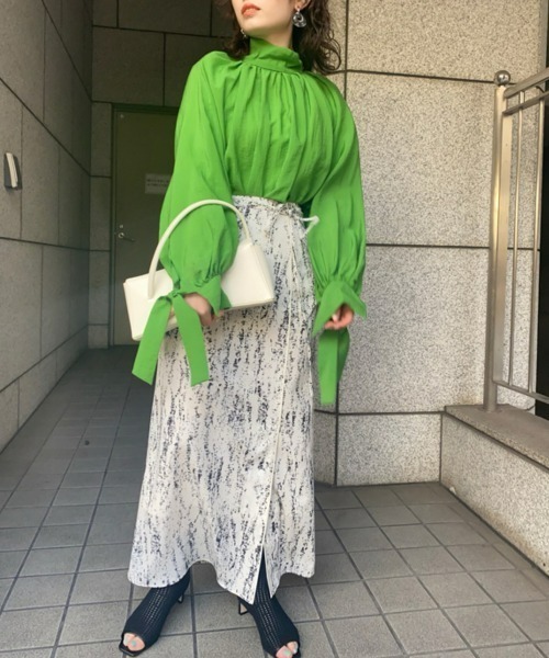 「FRAY I.D」 長袖ブラウス ONE SIZE ホワイト レディース FRAY I.D 「FRAY I.D」 長袖ブラウス ONE SIZE ホワイト