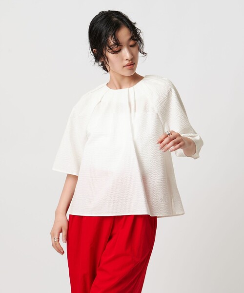 新品タグ付 UNITED ARROWS ギャザー ブラウス UNITED ARROWS ブラウス シャツ グレインギャザーブラウス