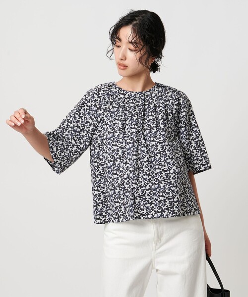 UNITED ARROWS ブラウス シャツ グレインギャザーブラウス