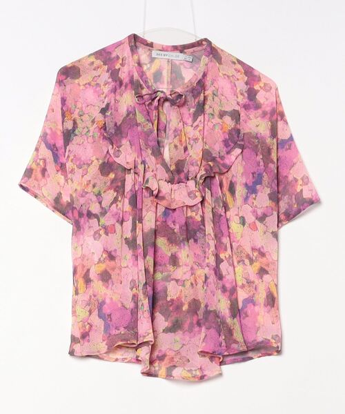 「SEE BY CHLOE」 半袖ブラウス - ピンク レディース