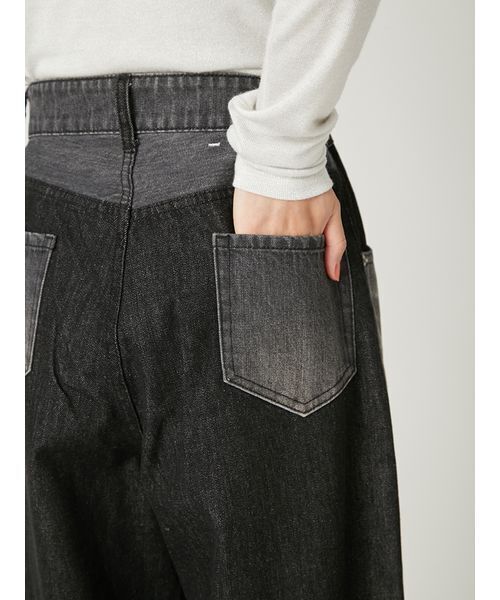 FRAY I.D ジーンズ デニム デニムパンツ ボックスタックワイド